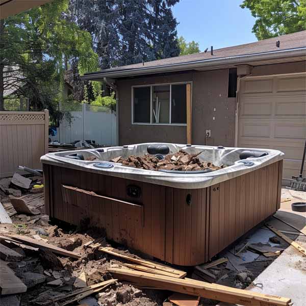 hot tub removal in Columbus, Ohio